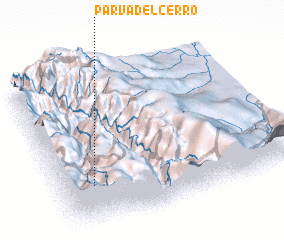 3d view of Parva del Cerro