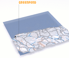 3d view of Green Pond