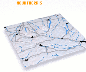 3d view of Mount Morris