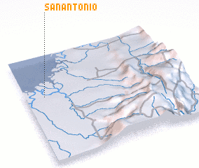 3d view of San Antonio