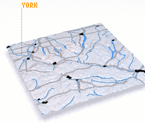 3d view of York