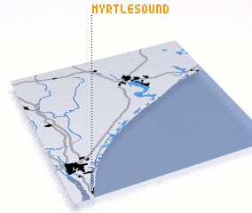 3d view of Myrtle Sound