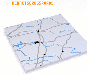 3d view of Bennets Crossroads