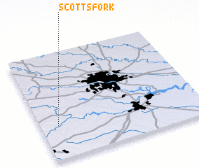 3d view of Scotts Fork