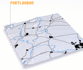 3d view of Fort Loudon