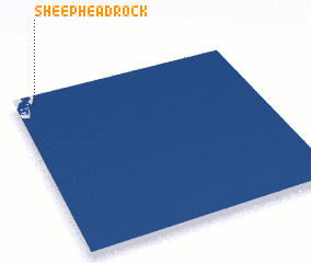 3d view of Sheephead Rock