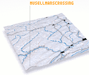 3d view of Musellmans Crossing