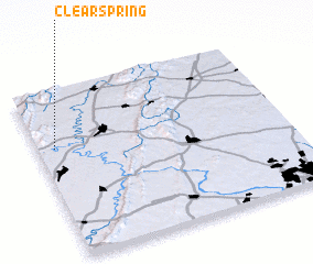 3d view of Clear Spring