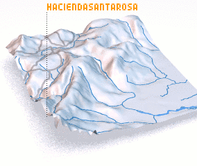 3d view of Hacienda Santa Rosa