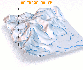 3d view of Hacienda Cunquer