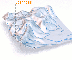 3d view of Los Andes