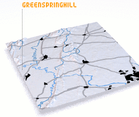 3d view of Greenspring Hill