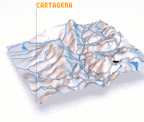 3d view of Cartagena