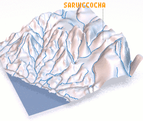 3d view of Saruiccocha