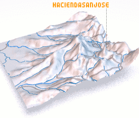 3d view of Hacienda San José