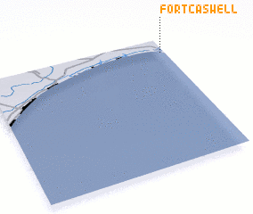 3d view of Fort Caswell