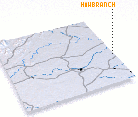 3d view of Haw Branch