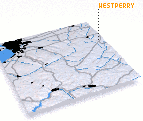 3d view of West Perry