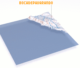 3d view of Boca de Pavarandó