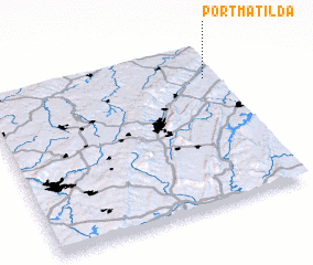 3d view of Port Matilda