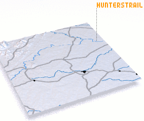 3d view of Hunters Trail
