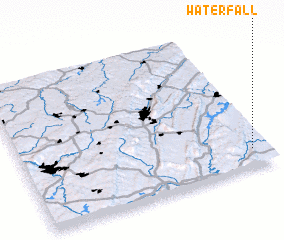 3d view of Waterfall