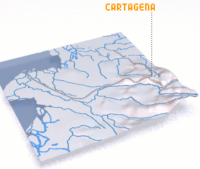 3d view of Cartagena