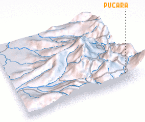 3d view of Pucará