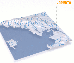 3d view of La Punta