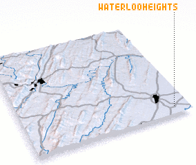 3d view of Waterloo Heights