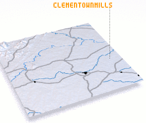 3d view of Clementown Mills