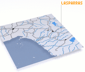 3d view of Las Parras