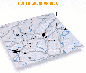 3d view of Huntingdon Furnace