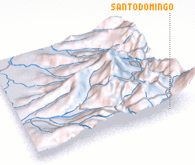 3d view of Santo Domingo