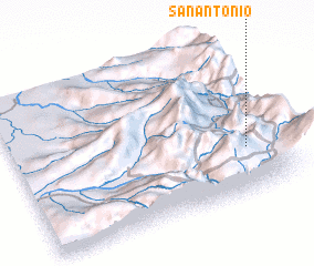 3d view of San Antonio