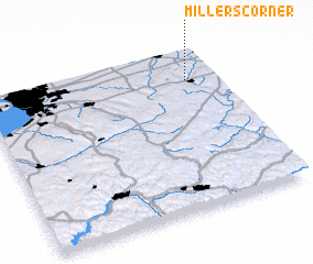 3d view of Millers Corner