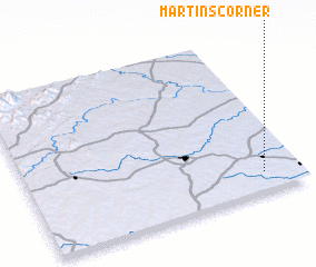 3d view of Martins Corner