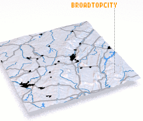 3d view of Broad Top City