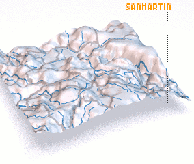 3d view of San Martin