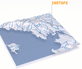 3d view of Santa Fé