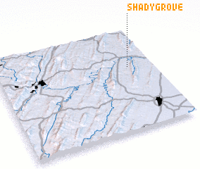 3d view of Shady Grove