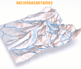 3d view of Hacienda Santa Inés