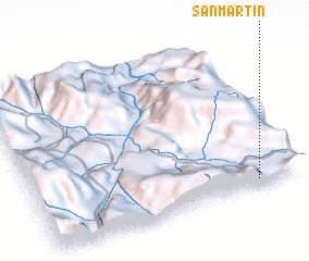 3d view of San Martín