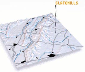 3d view of Slate Mills