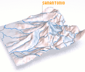 3d view of San Antonio