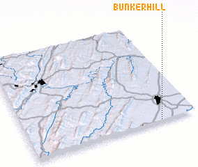 3d view of Bunker Hill