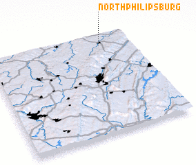 3d view of North Philipsburg