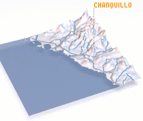 3d view of Chanquillo