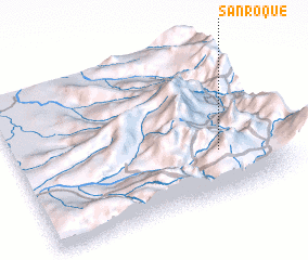 3d view of San Roque