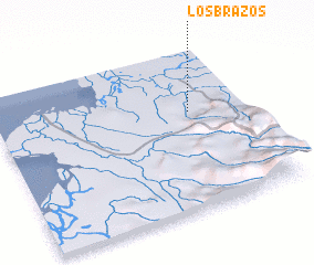 3d view of Los Brazos